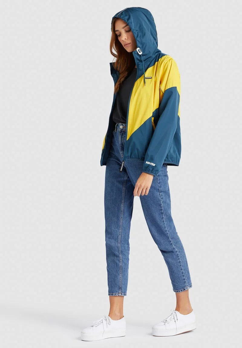Khujo AKAMU - Chaqueta Fina - Denim Blue/yellow, Mujer 5 Khujo AKAMU - Chaqueta Fina - Denim Blue/yellow, Mujer - Imagen 5