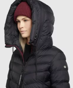 Khujo INGRAM SHINE - Abrigo De Invierno - Schwarz, Mujer -Tienda de ventas KHUJO b24cce80603f467aaf6fe02300aeaccc