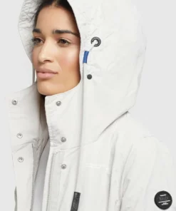 Khujo ADDA - Parka - Hellgrau, Mujer -Tienda de ventas KHUJO b28e32c34b094acaadeebfebbc870c42