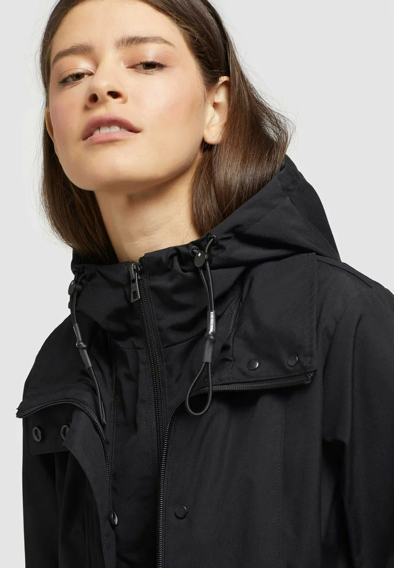 Khujo FELINA - Impermeable - Schwarz, Mujer 8 Khujo FELINA - Impermeable - Schwarz, Mujer - Imagen 8