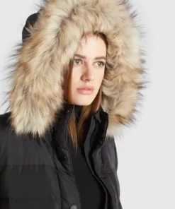 Khujo MELINDRA2 - Abrigo De Invierno - Schwarz, Mujer -Tienda de ventas KHUJO b2e8f1426b194104b419cc3fa213be4c