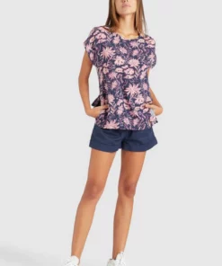 Khujo SAWYER - Blusa - Xc2 Blossom Sketch Floral Aop, Mujer