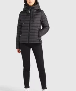 Khujo LOVINA - Chaqueta De Entretiempo - Schwarz, Mujer