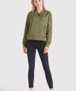 Khujo FENCY - Chaquetas Bomber - Khaki Pes, Mujer 14 Khujo FENCY - Chaquetas Bomber - Khaki Pes, Mujer -Tienda de ventas KHUJO b44e46002c9440f7852fba79b55327fd