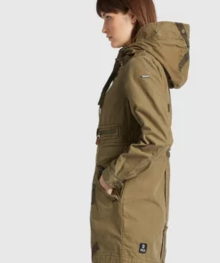 Khujo BANELE - Parka - Khaki, Mujer -Tienda de ventas KHUJO b5a2a61e9b584fc884f82466b4fca956