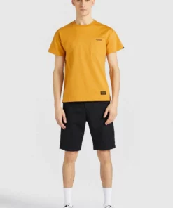 Khujo HERMAN - Camiseta Estampada - Dark Ochre, Hombre