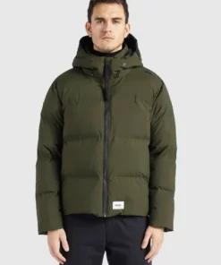 Khujo RODNEY - Chaqueta De Invierno - Dunkeloliv, Hombre