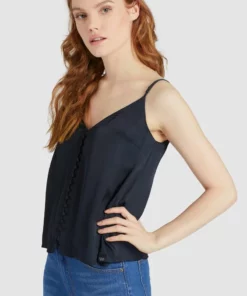 Khujo SUGAR - Blusa - Dark Blue, Mujer