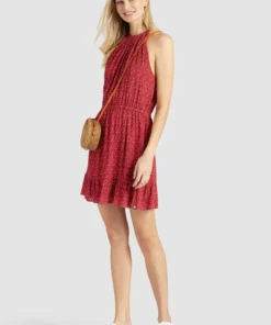 Khujo KELSA - Vestido Informal - Rot Geblümt, Mujer -Tienda de ventas KHUJO b6e1019515154b01bb180ada31f11cfd