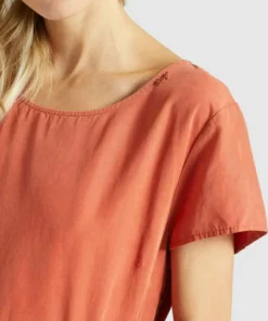 Khujo ASBA - Vestido Informal - Terrakotta, Mujer -Tienda de ventas KHUJO b850bd4ca1ce4d4488e3ce07dee5f856