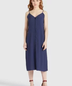 Khujo VALERIYA - Vestido Informal - Dark Blue, Mujer -Tienda de ventas KHUJO b860103b0db4482293102fe65a403bff