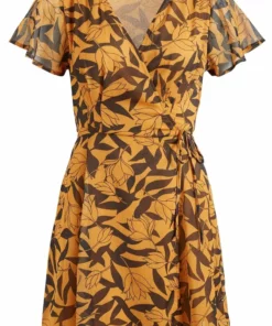 Khujo VARVARA - Vestido Informal - Orange/black, Mujer -Tienda de ventas KHUJO b8833a6fd919453289005a4154da51c2