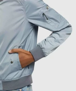 Khujo STENCE - Chaquetas Bomber - Blaugrau Hell, Mujer -Tienda de ventas KHUJO b92c8b7511c3454a8f26c300fa05a3c5