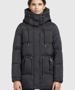 Khujo LEVIANI - Abrigo De Invierno - Schwarz, Mujer