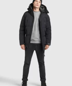 Khujo GORD - Abrigo De Invierno - Schwarz, Hombre -Tienda de ventas KHUJO baa5b897b9904eb8815579b2c57a684f