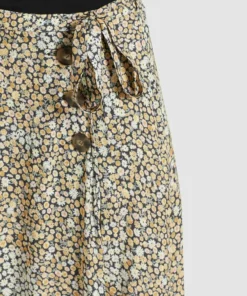 Khujo HEPKE - Falda Acampanada - Mehrfarbig Geblümt, Mujer -Tienda de ventas KHUJO bb6f22a7a4fc40448190b67249081eca