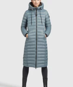 Khujo MIMI SHINE - Abrigo De Invierno - Blaugrau, Mujer