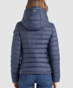 Khujo LOVINA - Chaqueta De Entretiempo - Dunkelblau, Mujer -Tienda de ventas KHUJO bd2f9276f1ea4f6394c28ee19091fb7e