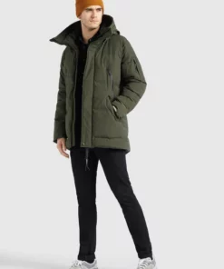 Khujo GORD - Abrigo De Invierno - Dunkelgrün, Hombre -Tienda de ventas KHUJO bd34a4c36bfe4e77be3156f5d367f484