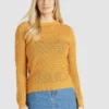 Khujo COSIMA - Jersey De Punto - Yellow, Mujer