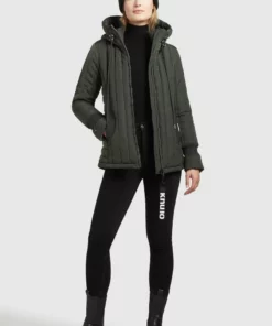 Khujo TWEETY PRIME5 LIGHT - Chaqueta De Entretiempo - Dunkelgrün, Mujer -Tienda de ventas KHUJO be309f00fbb74228a3fcba36a11c6d3e