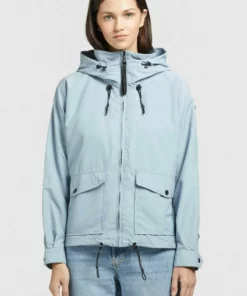 Khujo BLAIR - Chaqueta De Entretiempo - Hellblau, Mujer