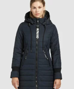Khujo SHINE2 STRUCTURED - Abrigo De Invierno - Dunkelblau, Mujer