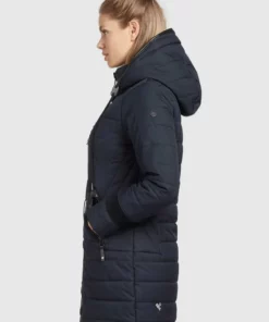 Khujo SHINE2 STRUCTURED - Abrigo De Invierno - Dunkelblau, Mujer -Tienda de ventas KHUJO c067b66400d846e6acfab5b5ca4c3da4
