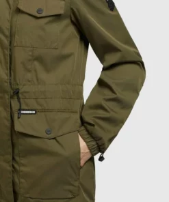 Khujo ELST - Parka - Dunkeloliv, Mujer -Tienda de ventas KHUJO c0f11a4481fd4b61ad625f85bb2c2bc2