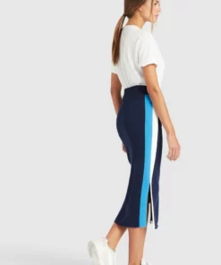 Khujo ROCK PRATA - Falda De Tubo - Blue/white, Mujer -Tienda de ventas KHUJO c16b857c8a7b47cb9c6586735c8b604d