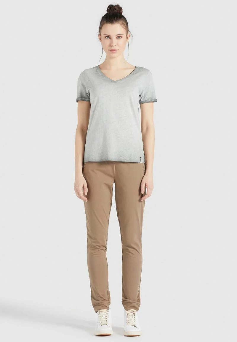 Khujo BARU - Camiseta Básica - Grau, Mujer 2 Khujo BARU - Camiseta Básica - Grau, Mujer - Imagen 2