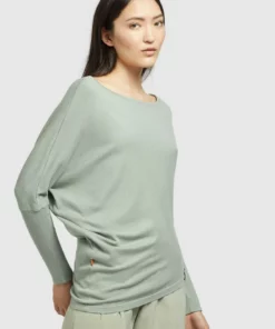 Khujo SHEA - Jersey De Punto - Mintgrün, Mujer -Tienda de ventas KHUJO c2b47e539b6a43baa6f6d9bb9256b8ed