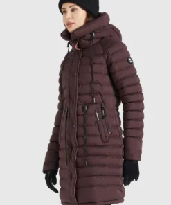 Khujo NIANA MATT - Abrigo De Invierno - Weinrot, Mujer -Tienda de ventas KHUJO c320a710094d4fe182494692bfdbc302
