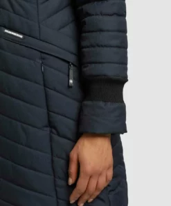 Khujo MANTEL TOOTS STRUCTURED - Abrigo De Invierno - Dunkelblau, Mujer -Tienda de ventas KHUJO c38c86f07ee74a5a8193a76a9b5d8a1e