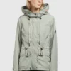 Khujo DEBBY - Chaqueta Fina - Blassgrün, Mujer