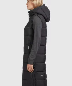 Khujo MAGNETA MATT - Chaleco - Schwarz, Mujer -Tienda de ventas KHUJO c8bc36992e804bb1b7b301199b31fa3f