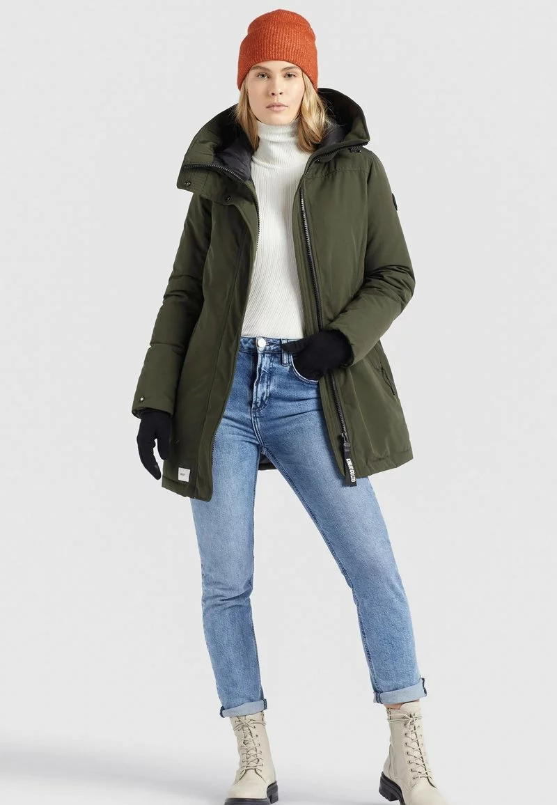 Khujo KANDA - Abrigo De Invierno - Dunkeloliv, Mujer 2 Khujo KANDA - Abrigo De Invierno - Dunkeloliv, Mujer - Imagen 2
