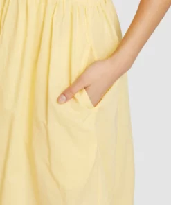 Khujo PALESA - Vestido Informal - Gelb, Mujer -Tienda de ventas KHUJO c9f05244af8e47208339073e4c0e3189