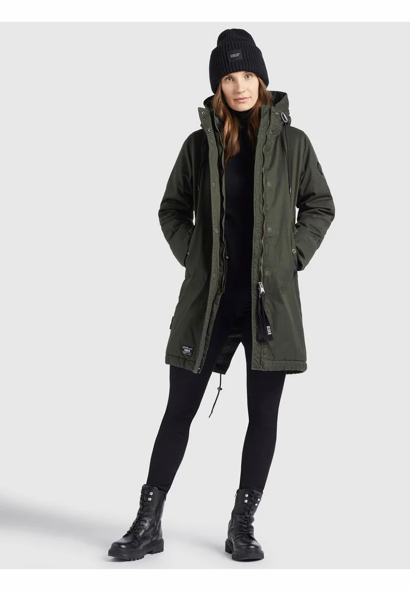 Khujo MANTEL XENIA - Abrigo De Invierno - Dunkelgrün, Mujer 1 Khujo MANTEL XENIA - Abrigo De Invierno - Dunkelgrün, Mujer