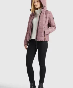 Khujo FAYONA - Chaqueta De Invierno - Beige-rosa, Mujer -Tienda de ventas KHUJO caf0946e65f14f49b1fdacf4d023c753