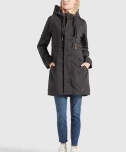 Khujo BANELE - Parka - Black, Mujer -Tienda de ventas KHUJO cbd4fe4ff8214e78ab7f1e879be035b6
