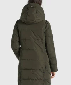 Khujo ELESSA2 - Abrigo De Invierno - Dunkeloliv, Mujer -Tienda de ventas KHUJO ccf2177f6a144650886c85f43aa50875