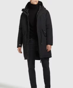 Khujo NOREN - Abrigo De Invierno - Schwarz, Hombre