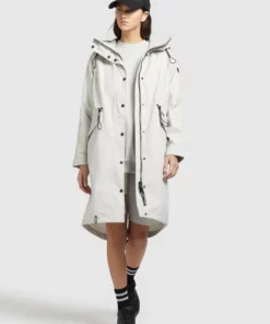 Khujo MARNIA - Parka - Hellgrau, Mujer -Tienda de ventas KHUJO ce2802f8a7ef4ba18a38b2e358163dcb