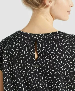 Khujo TALAJA - Camiseta Estampada - Schwarz-weiß Gemustert, Mujer -Tienda de ventas KHUJO ce5c2713e3a14ee7a5d5a1210abdf193