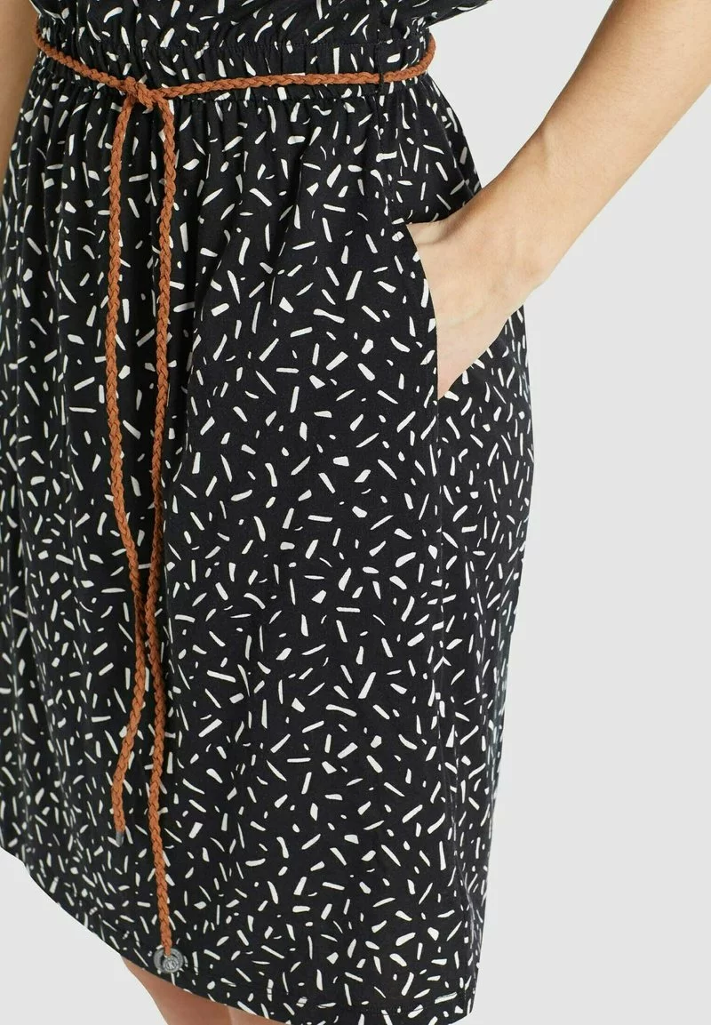 Khujo GABY - Vestido Ligero - Schwarz-weiß Gemustert, Mujer 9 Khujo GABY - Vestido Ligero - Schwarz-weiß Gemustert, Mujer - Imagen 9