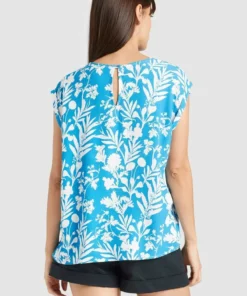 Khujo VIDA - Blusa - Blau, Mujer -Tienda de ventas KHUJO d08e4524acdf43ff9eb8bc16005a4936