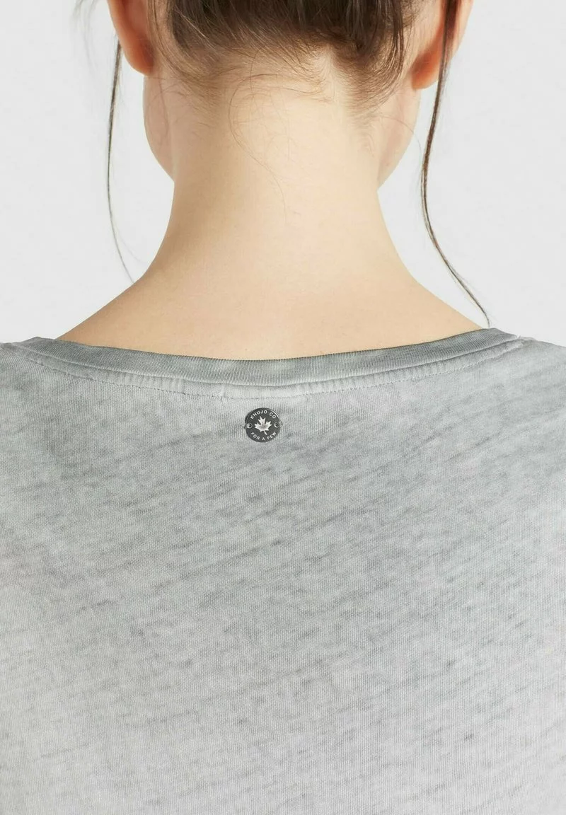 Khujo BARU - Camiseta Básica - Grau, Mujer 5 Khujo BARU - Camiseta Básica - Grau, Mujer - Imagen 5