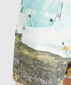 Khujo ANOUK - Shorts Vaqueros - Blau Weiß Gemustert, Mujer -Tienda de ventas KHUJO d4608b44d9034953a0b72369bcce28fc