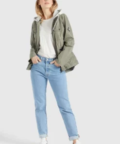 Khujo FAMKE - Chaqueta De Entretiempo - Hellkhaki, Mujer -Tienda de ventas KHUJO d51abad201e4401b9299b93b78ce9354